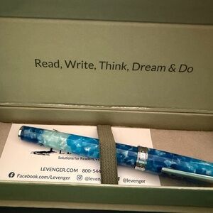 Levenger Azure Swirl Writing Instrument